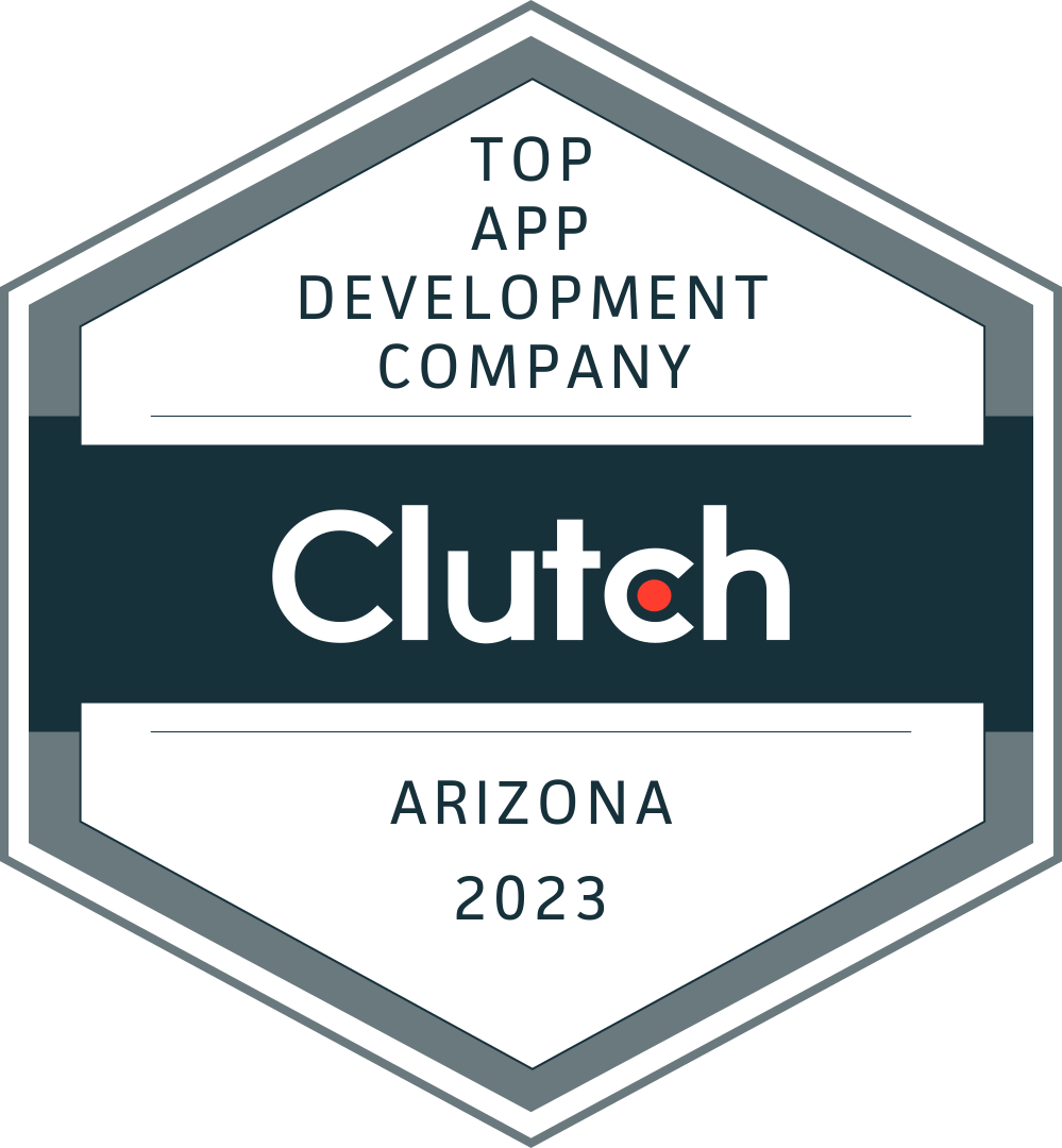 Clutch Badge - Top App Development Companies in Arizona 2023